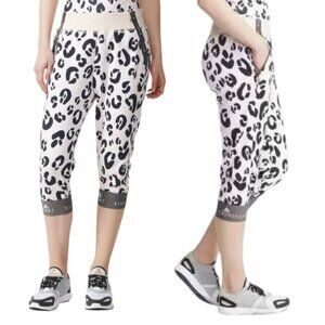 Stellasport x Adidas 3/4 Slim Crops Small Leopard